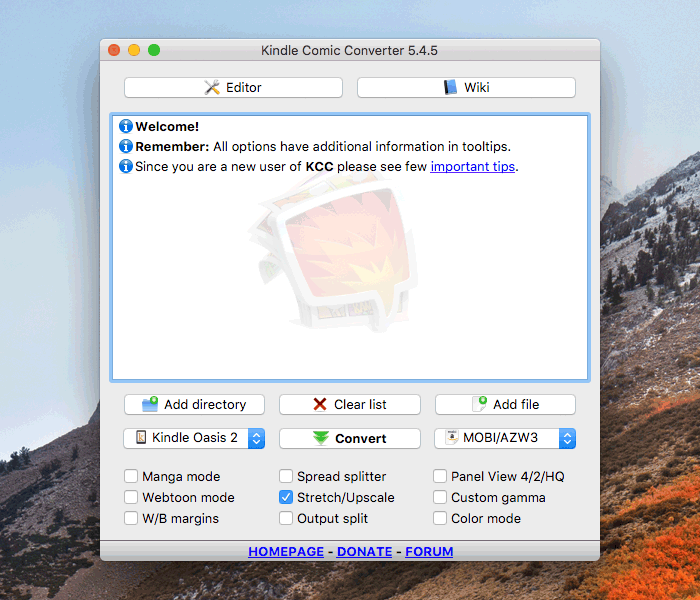 KindleComicConverter-UI